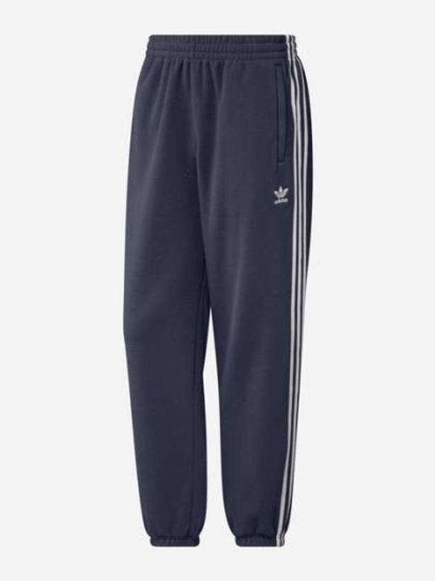 3 Stripe Fleece Track Pants Navy - ADIDAS - BALAAN 2