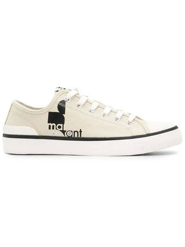 Binkoo Logo Low Top Sneakers Chalk - ISABEL MARANT - BALAAN 1