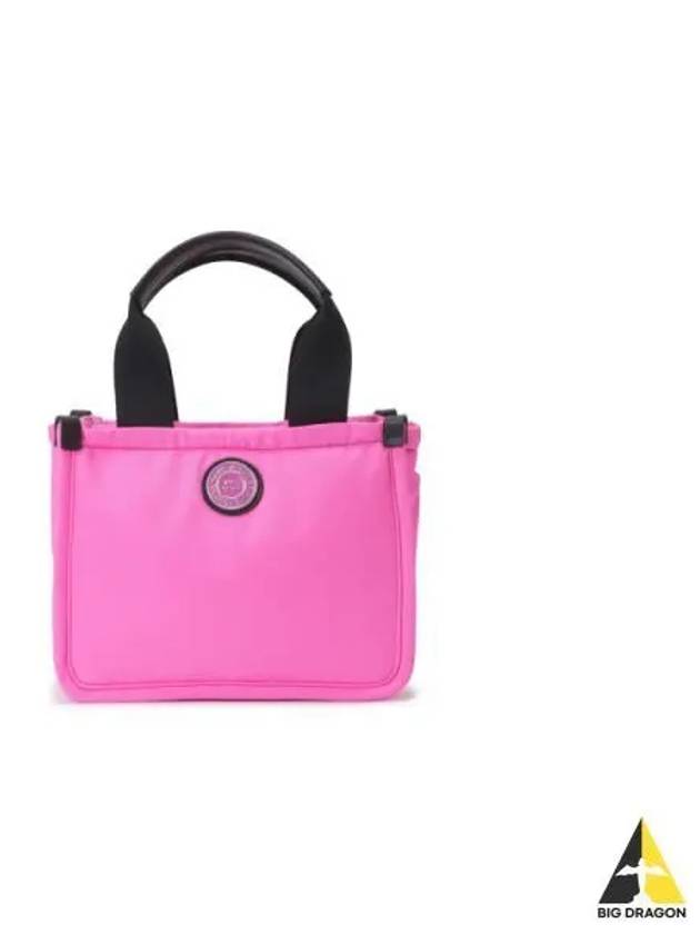 Puffy Nylon Signet Small Tote Neon Fuchsia MBBAM23023PIX - MARC JACOBS - BALAAN 1