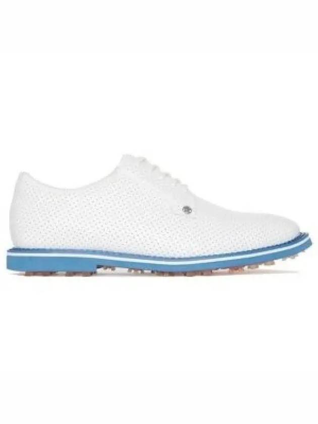 Men'S Perforated Gallivanter Spike Shoes Cerulean White - G/FORE - BALAAN 2