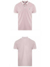 Logo Patch Washing Polo Shirt Pink - STONE ISLAND - BALAAN 5