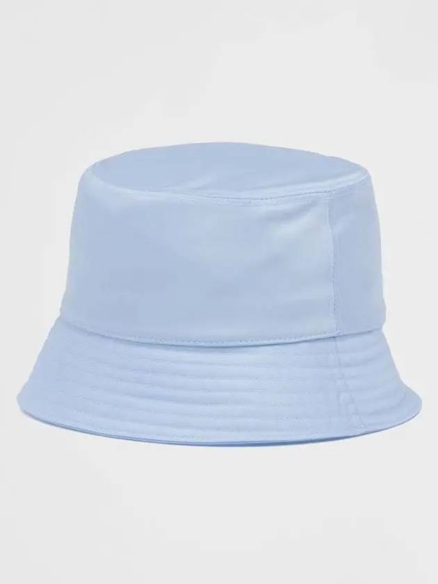 Re-Nylon Triangle Logo Bucket Hat Sky Blue - PRADA - BALAAN 3