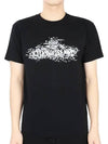 Institutional Two Print Short Sleeve T-Shirt Black - STONE ISLAND - BALAAN 3