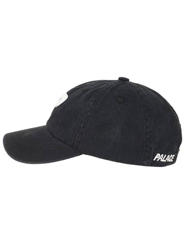 Washed Twill P 6Panel Black - PALACE - BALAAN 3