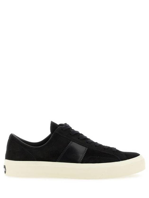 Suede Low Top Sneakers Black - TOM FORD - BALAAN 2