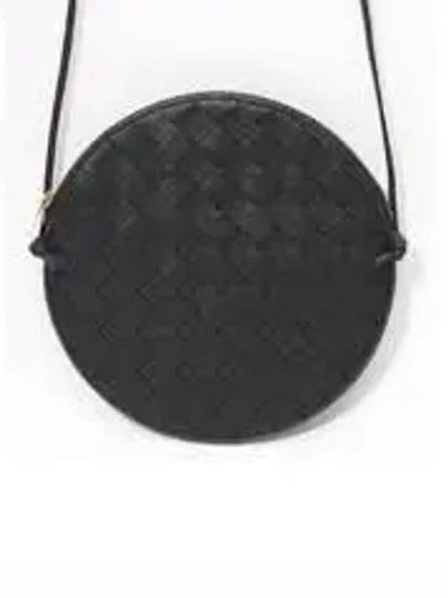 Intrecciato Round Bag Cross Bag Black - BOTTEGA VENETA - BALAAN 2