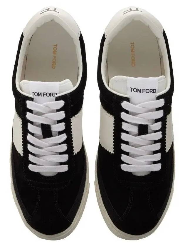 BANNISTER suede sneakers black - TOM FORD - BALAAN 4