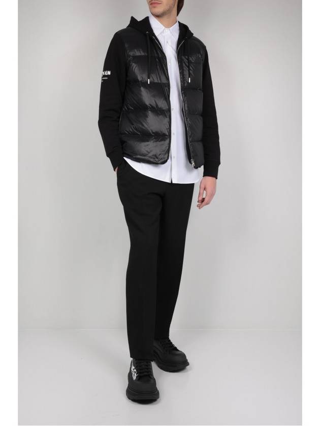 Logo Hooded Padding Jacket Black - ALEXANDER MCQUEEN - BALAAN 11