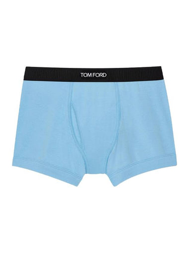 Men's Classic Fit Boxer Briefs Aqua - TOM FORD - BALAAN 1