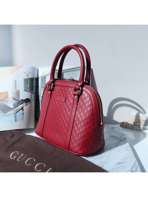 Microssima Small Dome Tote Bag Red - GUCCI - BALAAN 3