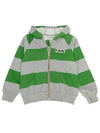 Kids brushed hood zip up 2372014375 GREEN - MINI RODINI - BALAAN 2