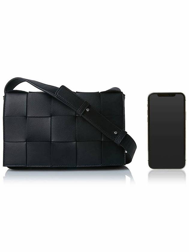 Intrecciato Cassette Cross Bag Black - BOTTEGA VENETA - BALAAN 7