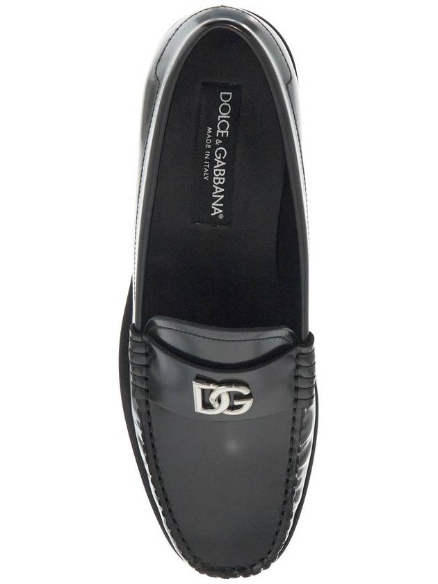 brushed leather loafers - DOLCE&GABBANA - BALAAN 2