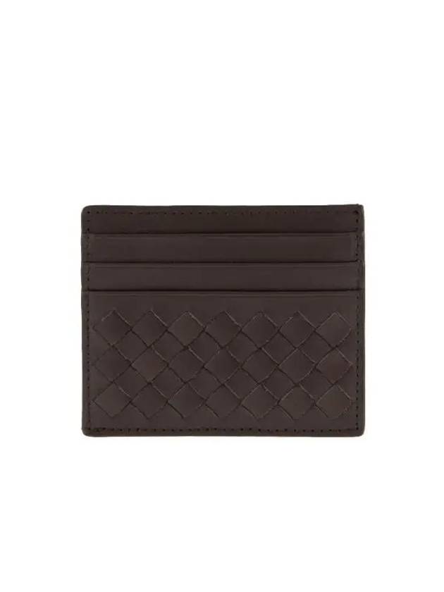 Intrecciato Card Wallet Brown - BOTTEGA VENETA - BALAAN 5