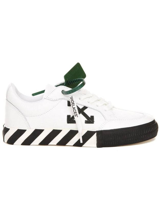 Yeoseo Vulcanized leather low-top sneakers white - OFF WHITE - BALAAN 1