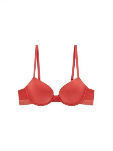 UNDERWEAR Women s Thin Logo Banding Push up Bra Red 270922 - EMPORIO ARMANI - BALAAN 1