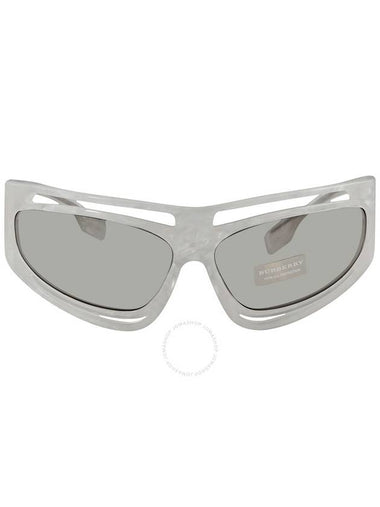 Burberry Light Grey Cat Eye Ladies Sunglasses BE4342 388687 65 - BURBERRY - BALAAN 1