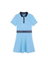 Women's Nelly Korda Shirt Mini Dress Blue - J.LINDEBERG - BALAAN 2