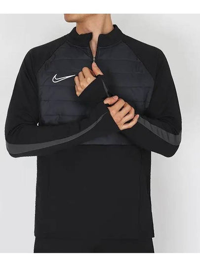 Therma Fit Academy Winter Warrior Half Zip Long Sleeve T-Shirt Black - NIKE - BALAAN 2