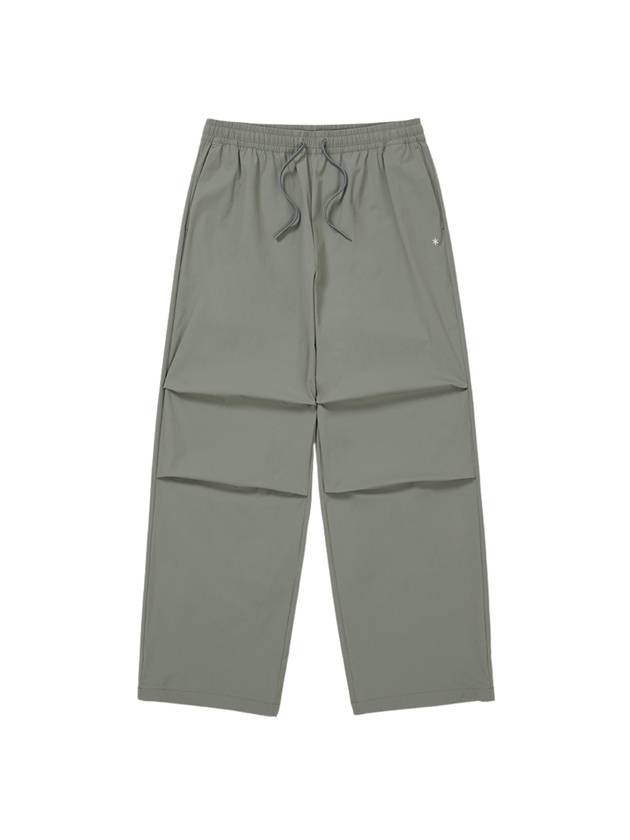 Thin Tech Woven Semi String Wide Pants Green - SNOW PEAK - BALAAN 1