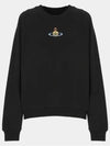 ORB Logo Crewneck Sweatshirt Black - VIVIENNE WESTWOOD - BALAAN 5