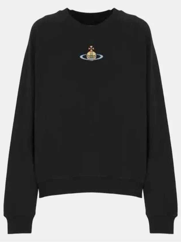 ORB Logo Crewneck Sweatshirt Black - VIVIENNE WESTWOOD - BALAAN 5