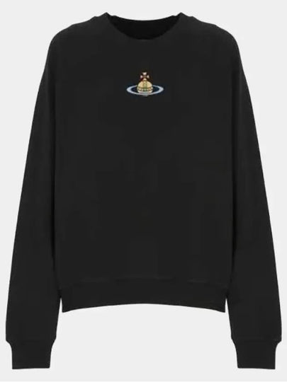 ORB Logo Crewneck Sweatshirt Black - VIVIENNE WESTWOOD - BALAAN 2