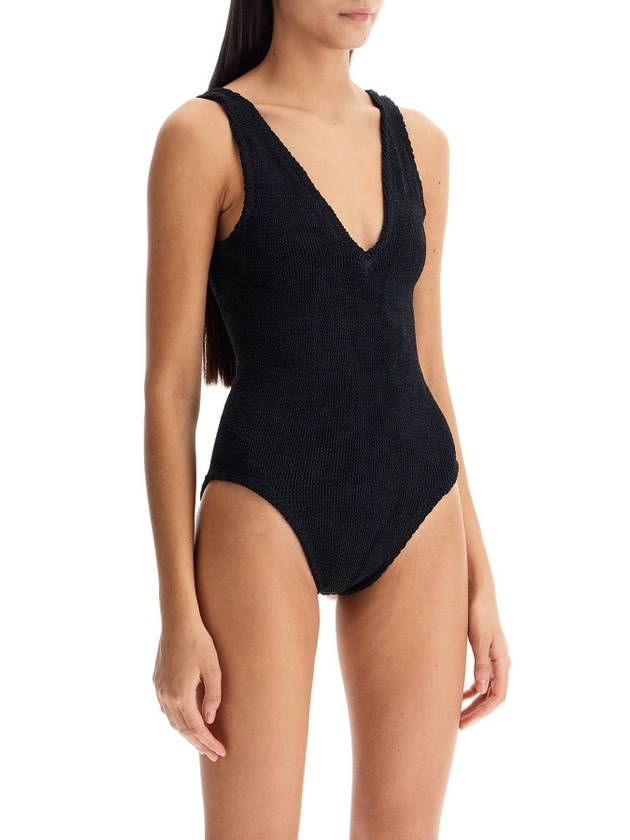 Sadie Crinkle One Piece Swimsuit Black - HUNZA G - BALAAN 3