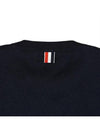 4 Bar Armband Milano Stitch Knit Top Navy - THOM BROWNE - BALAAN 8