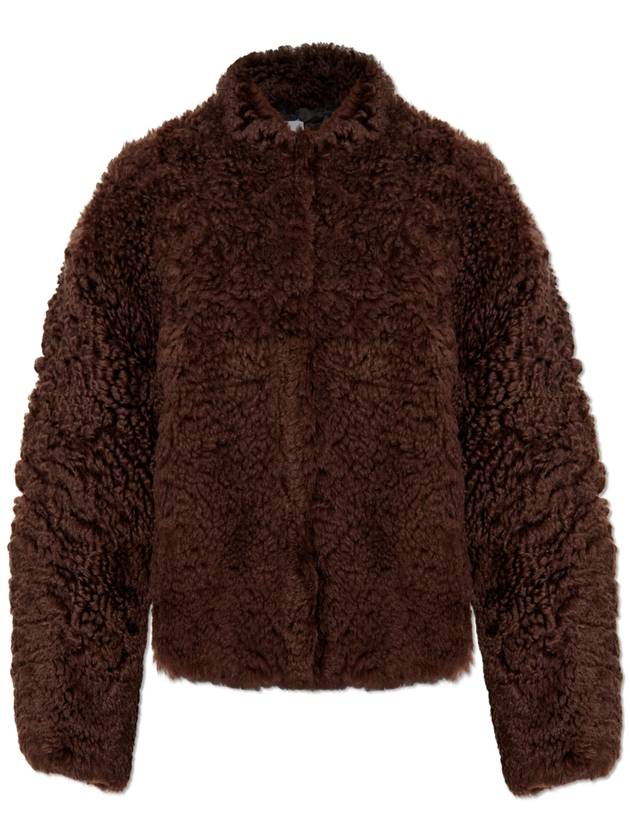 Iro Fur Jacket Ambrosis, Women's, Brown - IRO - BALAAN 1