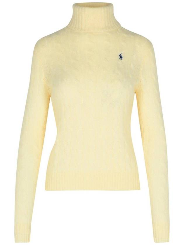 Polo Ralph Lauren Cashmere Cream Blend Turtleneck Sweater - POLO RALPH LAUREN - BALAAN 1