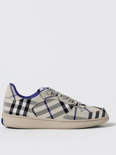 Sneakers Check Burberry in canvas jacquard - BURBERRY - BALAAN 1