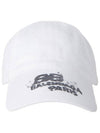 Hand Draw BB Icon Ball Cap White - BALENCIAGA - BALAAN 1