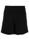 Logo Cotton Shorts Black - GANNI - BALAAN 2