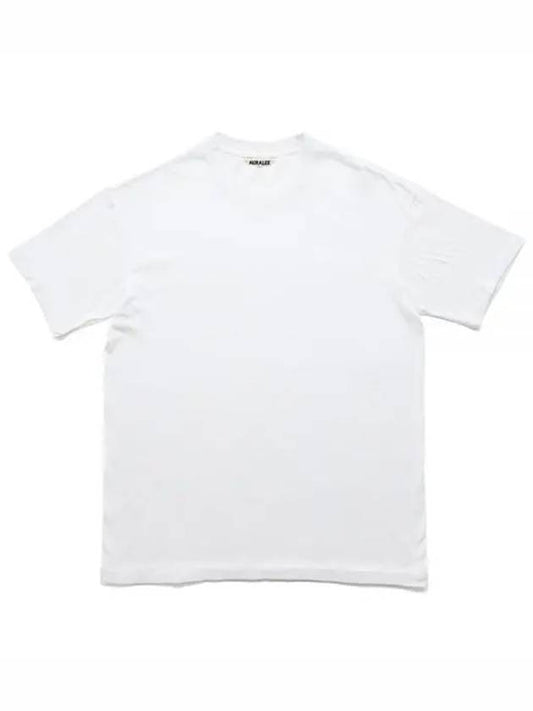 24 SEAMLESS CREW NECK TEE white A00T01ST short sleeve t shirt - AURALEE - BALAAN 1