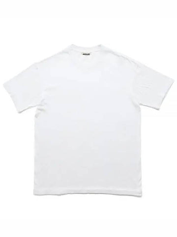 24 SEAMLESS CREW NECK TEE white A00T01ST short sleeve t shirt - AURALEE - BALAAN 1