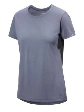 Taema Crew Neck Short Sleeve T-Shirt Stratus - ARC'TERYX - BALAAN 1