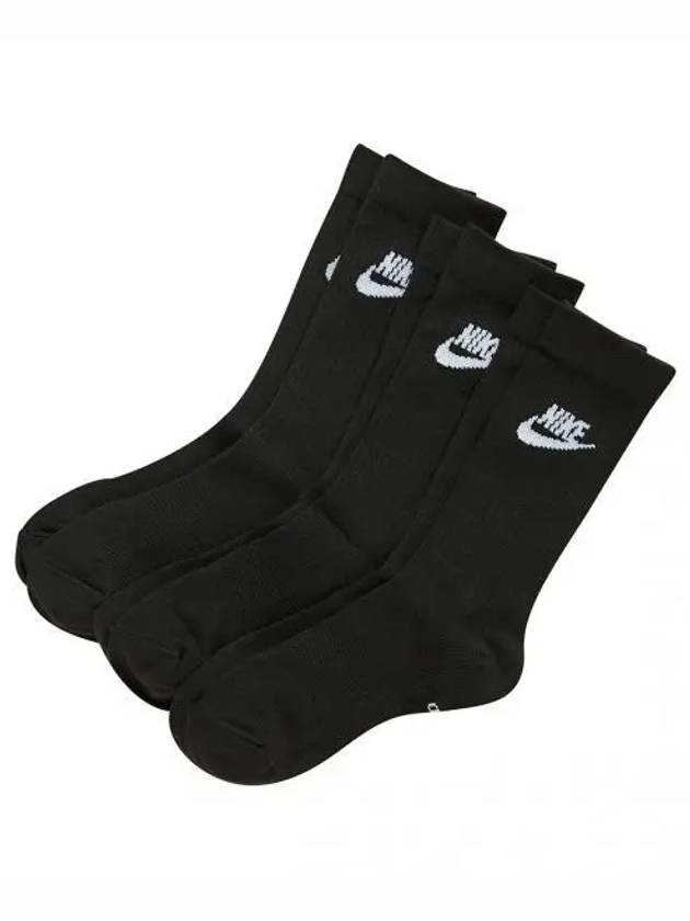 Everyday Essentials 3 Pack Socks Black - NIKE - BALAAN 2