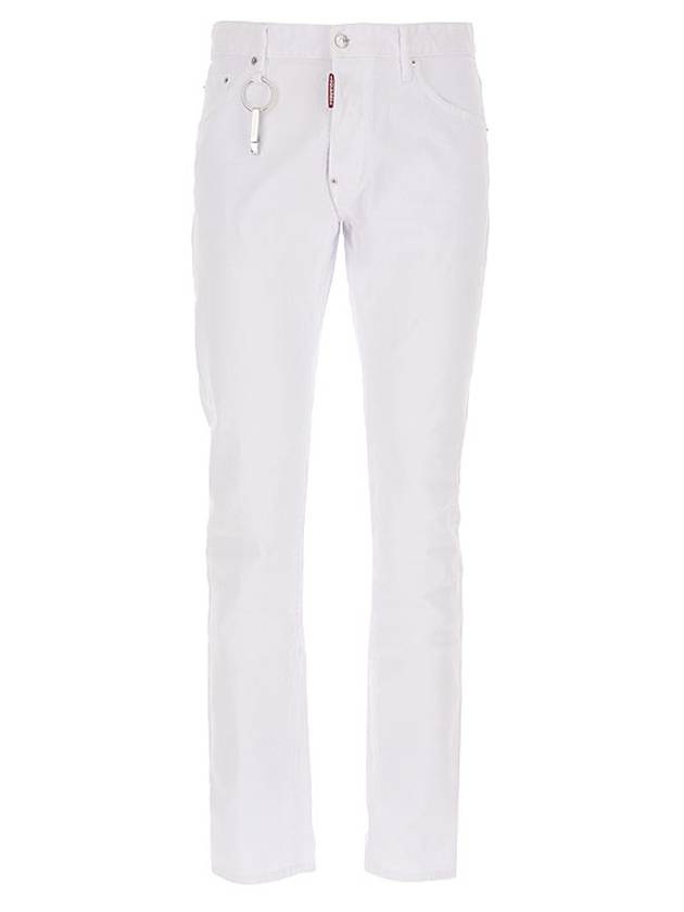 Men's Cool Guy Button Fly Jeans White - DSQUARED2 - BALAAN 1