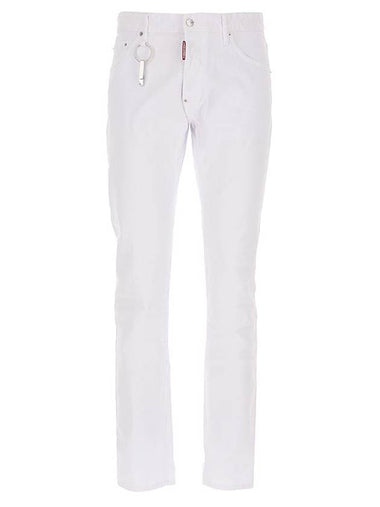 Men's Cool Guy Button Fly Jeans White - DSQUARED2 - BALAAN 1