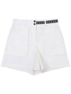 Golf Wear One-Point Stretch Shorts WHITE - WHITEBALL - BALAAN 9