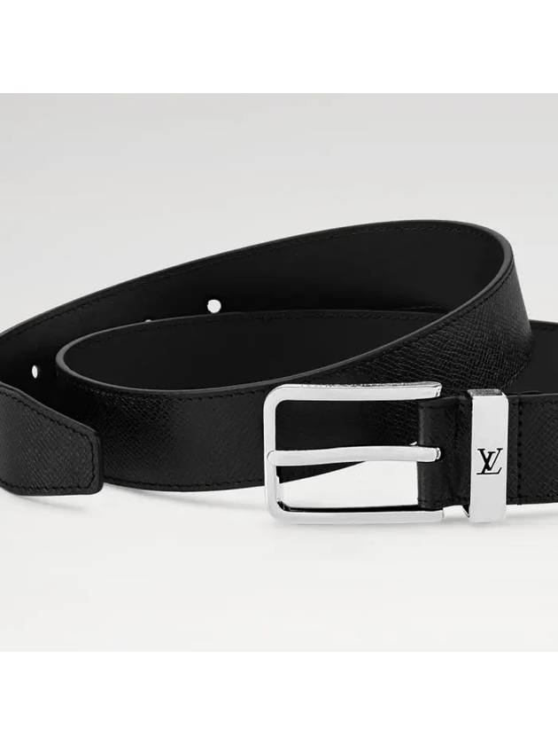 Pont Neuf 35MM Leather Belt Black - LOUIS VUITTON - BALAAN 4