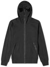 Diagonal Goggle Mask Zip Up Hoodie Black - CP COMPANY - BALAAN 3