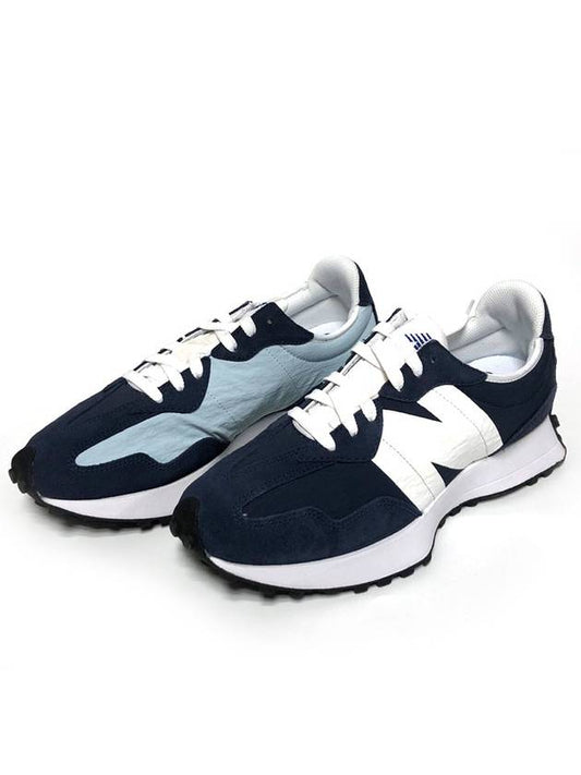 327 Natural Low Top Sneakers Indigo Blue - NEW BALANCE - BALAAN 2