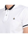 Classic ORB Logo Polo Shirt White - VIVIENNE WESTWOOD - BALAAN 7