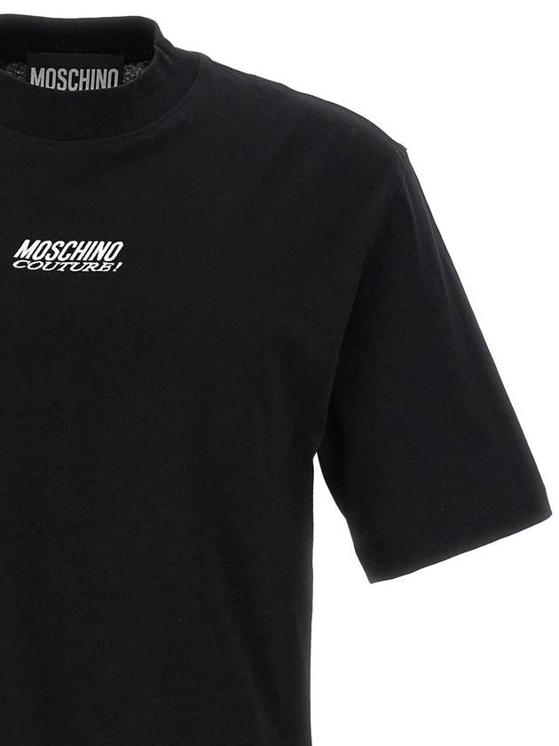 SS T shirt ricamo logo A071720401555 - MOSCHINO - BALAAN 4