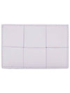 Intrecciato Lambskin Calfskin Card Wallet Case Oyster - BOTTEGA VENETA - BALAAN 1