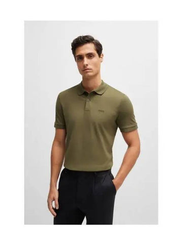 Pima cotton pique polo shirt regular fit 50468301 377 - BOSS - BALAAN 1