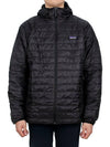 Men's Nano Puff Insulated Hooded Padded Black - PATAGONIA - BALAAN 3