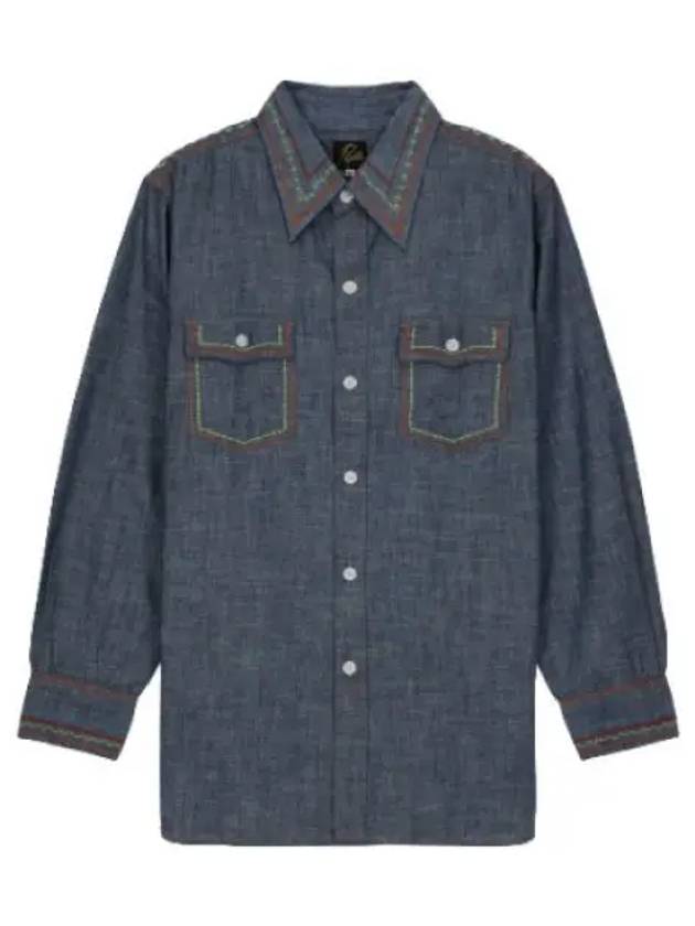 india work shirt blue - NEEDLES - BALAAN 1